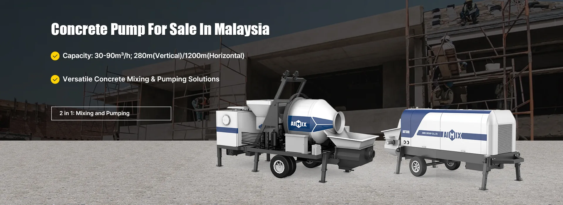 concrete pump banner pc