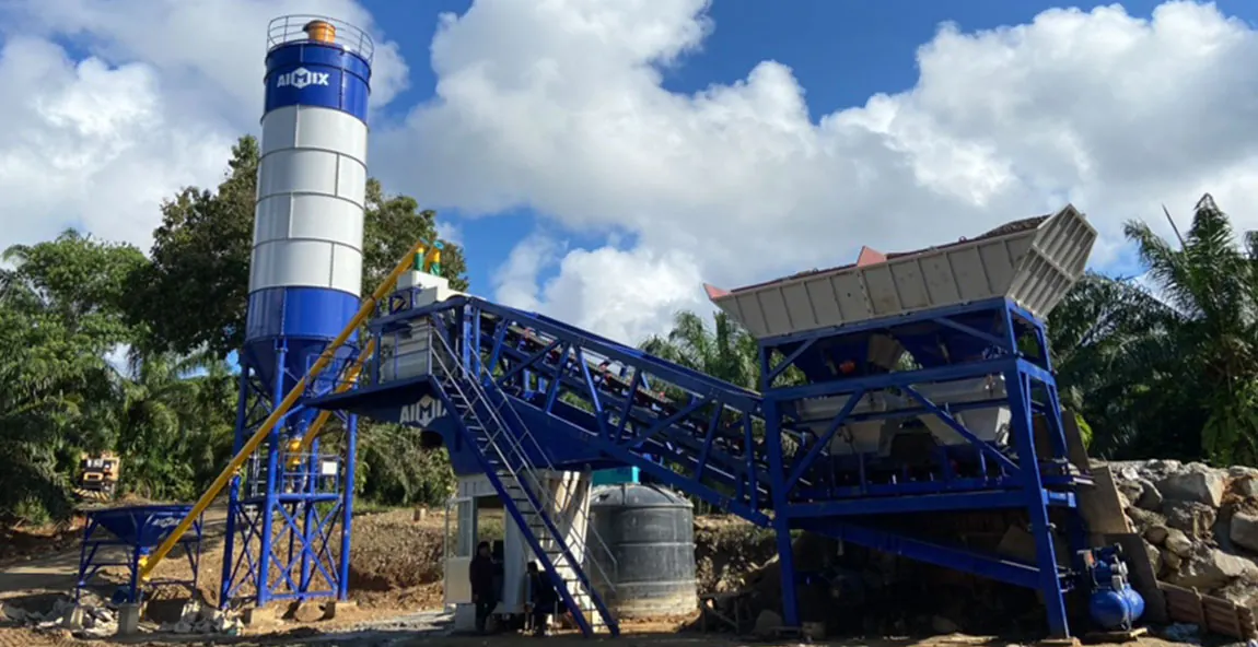 AJY35 mobile batching plant malaysia